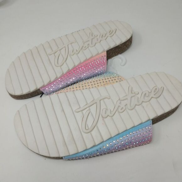 Justice Sandals. Young Girls. Size 4. - Picture 10 of 16